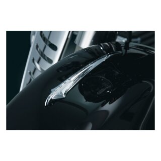 Kuryakyn, front fender spear ornament. Chrome