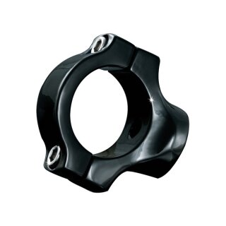 Kuryakyn license plate holder mount clamp, gloss black