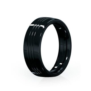 Kuryakyn, 7" headlamp trim ring. Gloss black