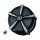 Kuryakyn, Hi-Five Mach 2 air cleaner, no hardware. Black/Chr