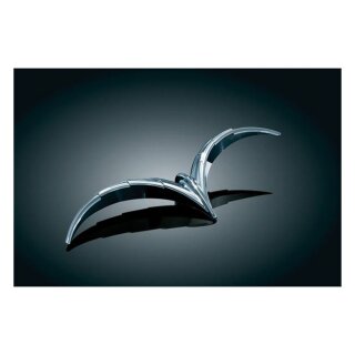Kuryakyn, speedo & tach brow. Chrome