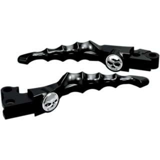 Küryakyn Zombie Handhebel Set schwarz für Harley Sportster 04-13