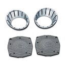 KURYAKYN BLUE LED SPEAKER BEZELS