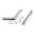 Auspuff Hitzeschilder Set chrom für Harley Softail FXR 84-09