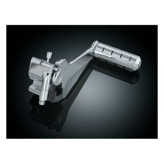 Kuryakyn, adjustable Touring passenger pegs. Chrome