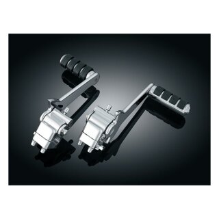 Kuryakyn, adjustable Touring passenger pegs. Chrome