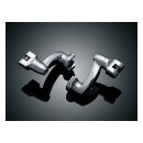 Kuryakyn Verlängerter Fußrasten Montagesatz Chrom