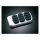 Kuryakyn, ISO-brake pedal pad. Chrome