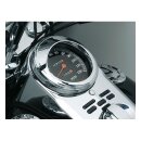 Kuryakyn, visored speedo bezel. Chrome