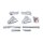 KURYAKYN PHANTOM & SWINGARM COVER KIT CHROME