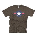 T-SHIRT AIR FORCE STAR & BARS
