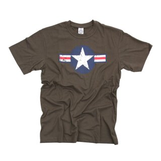 T-SHIRT AIR FORCE STAR & BARS