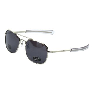 KOSUMO AVIATOR SUNGLASSES, DARK GREY MIR