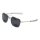 KOSUMO AVIATOR SUNGLASSES, DARK GREY MIR