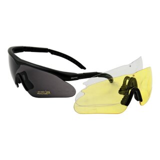 TACTICAL ASSAULT SUNGLASSES PSE8, BLACK