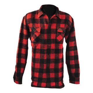 Lumberjack flannel shirt checkered red/black