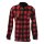 Lumberjack flannel shirt checkered red/black