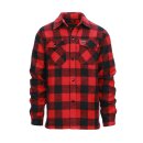 Lumberjack flannel shirt checkered red/black