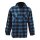 Lumberjack flannel shirt checkered blue/black