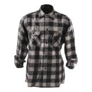Lumberjack flannel shirt checkered grey/black