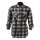 Lumberjack flannel shirt checkered grey/black
