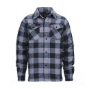 Lumberjack flannel shirt checkered grey/black