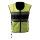 BIKER REFLECTIVE VEST, YELLOW, S-L