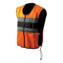 BIKER REFLECTIVE VEST, ORANGE, S-L