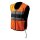 BIKER REFLECTIVE VEST, ORANGE, S-L