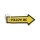KEY RING FOLLOW ME, YELLOW BLACK