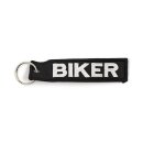 KEY RING BIKER, BLACK WHITE