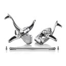 Rebuffini, Comet forward controls. 1" extended. Chrome