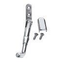 Rebuffini, bolt-on adjustable kick stand kit. Polished