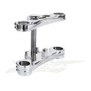 Rebuffini, New Mira Wide Glide triple tree kit. Chrome