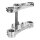 Rebuffini, New Mira Wide Glide triple tree kit. Chrome