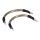 NAMZ, battery cable set. Clear. 7 inch (17.5cm)