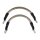 NAMZ, battery cable set. Clear. 7 inch (17.5cm)