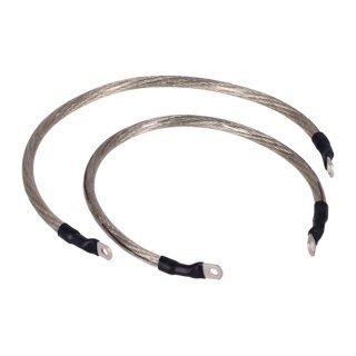 NAMZ, battery cable set. Clear. 19 inch (48cm)