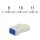 NAMZ, JST Mini connector. White, receptable, 3-pin