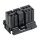 NAMZ, AMP Multilock connector. Black, plug, 8-pins