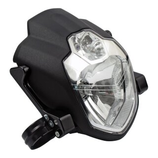 Rebuffini, Indianapolis headlamp for V-Rod. Black