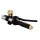 Rebuffini, Old Style One handlebar grips. Black/Brass
