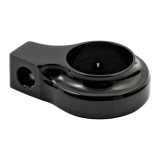 Rebuffini, universal 1" mirror mount. Black. left