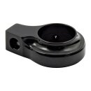 Rebuffini, universal 1" mirror mount. Black. left