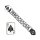 ACE OF SPADES SKULL VEST EXTENDER