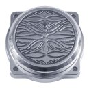 Weall, CV carb tribal top cover. Hiro, aluminum