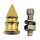 Trik Topz license plate mounts Spike gold