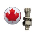 Trik Topz license plate mounts Canadian flag