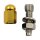 Trik Topz license plate mounts Alloy hex domed gold