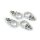 CHROME HANDLEBAR WIRE CLIPS